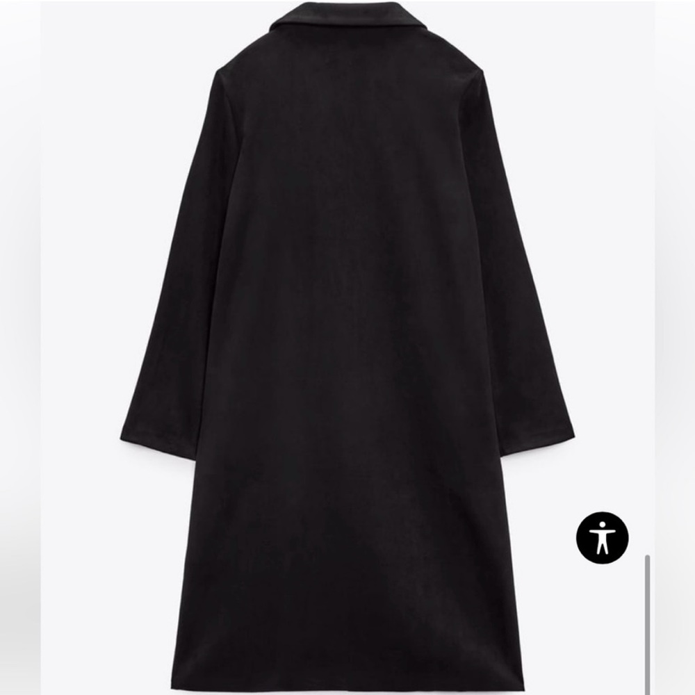 Zara Black Coat - Picture 2 of 7